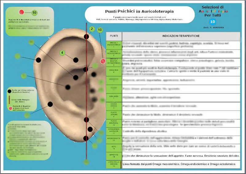 Scheda Auricoloterapia N. 10